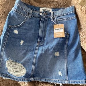 Reformation denim skirt size 26